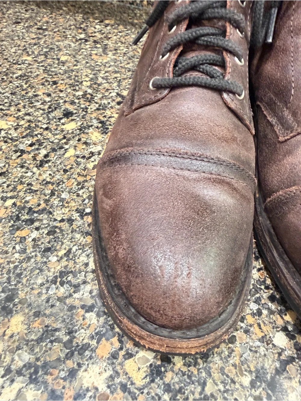 Men's Thursday boot company, captain size 10  Brown Lace-Up Leather Boots